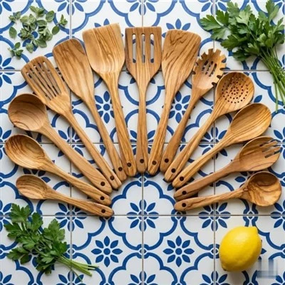 Chida cha Olive Wood Set